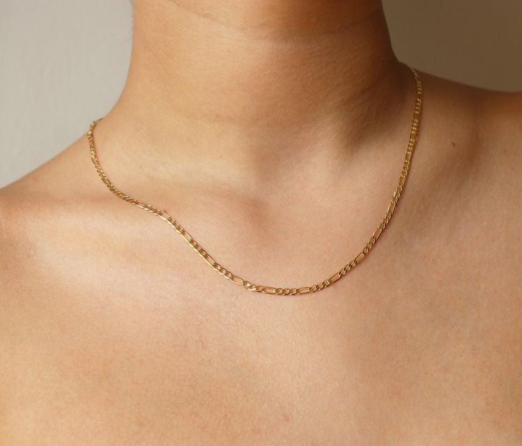 Dainty on sale figaro chain