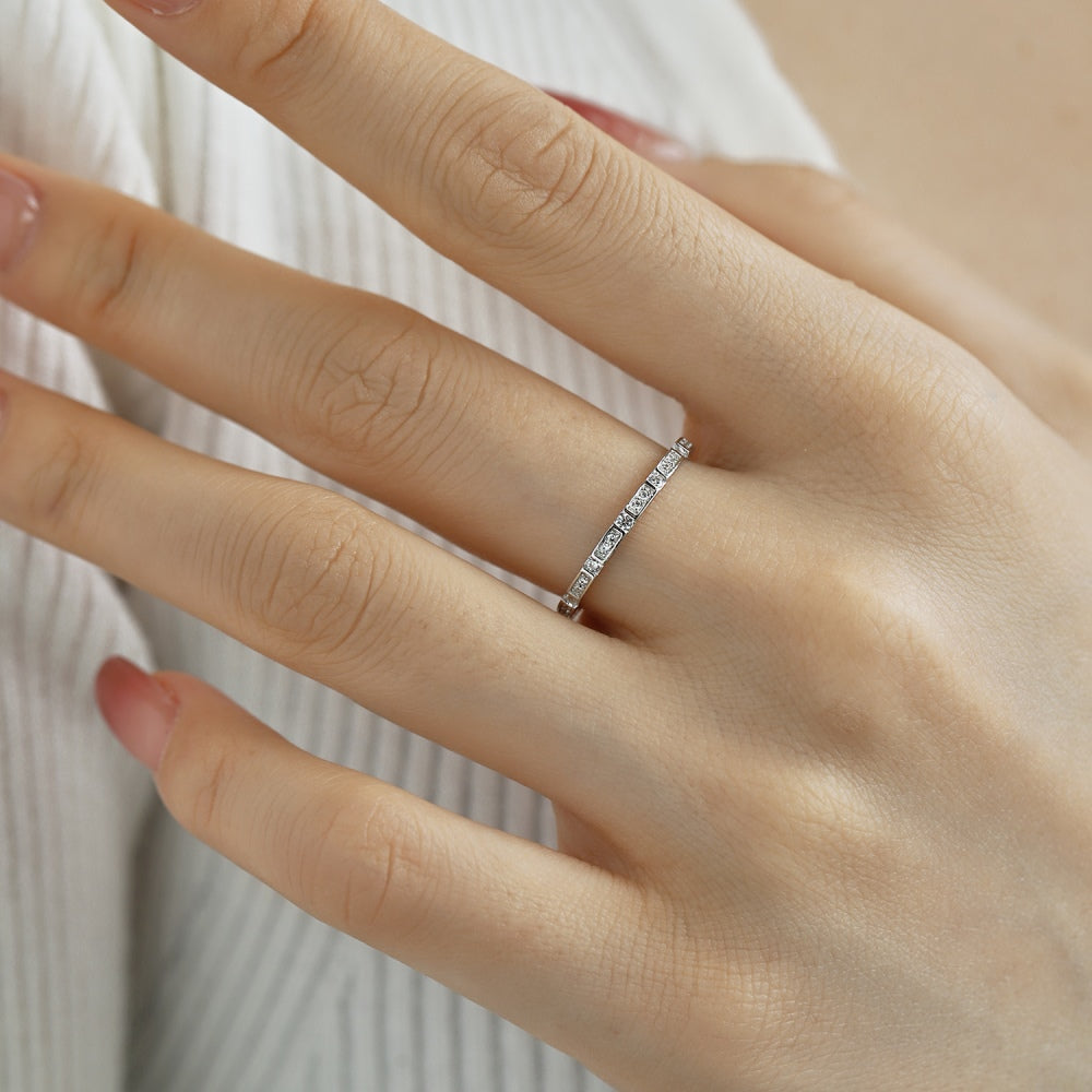 Bague de promesse Dainty Eternity