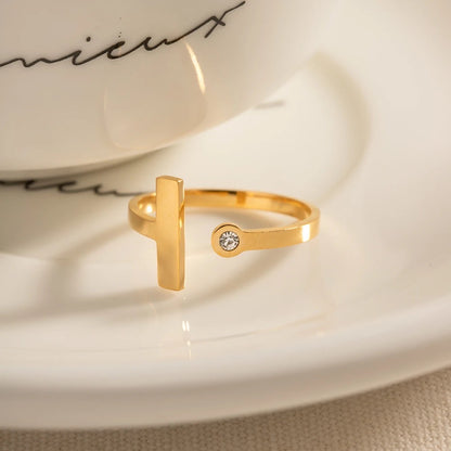 cross adjustable ring