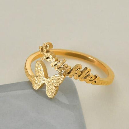 Bague Ajustable Personnaliser Tendance